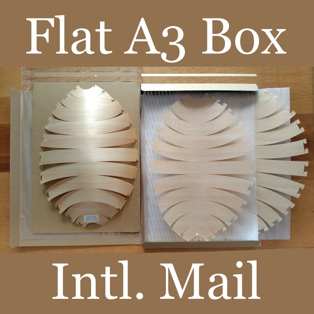 Jupiter - Origami-inspired spherical Hinoki pendant light | Jupiter（木星）｜折り紙発想・球体ヒノキシェードのペンダントライト